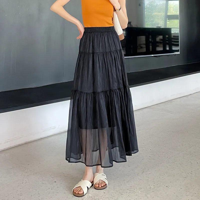 SITOL Casual Long Skirt Women's-25