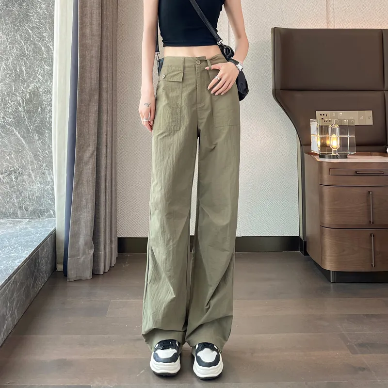 SITOL Cargo Pants Women's Army Green-2
