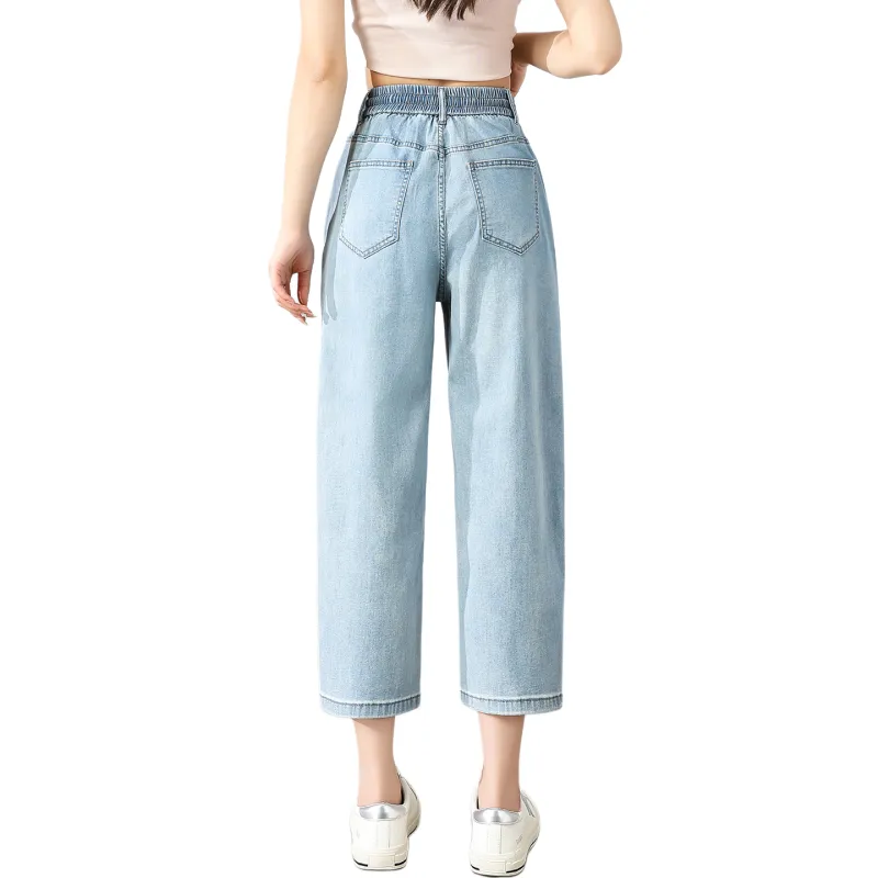 SITOL Denim Shorts Women's Blue-1