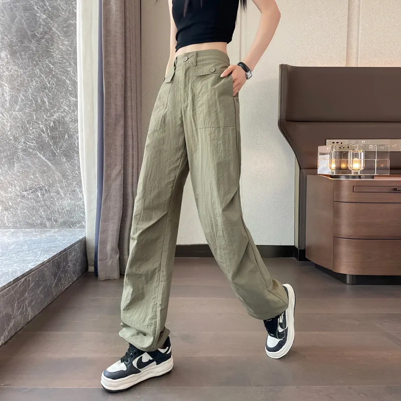 SITOL Cargo Pants Women's Army Green-3