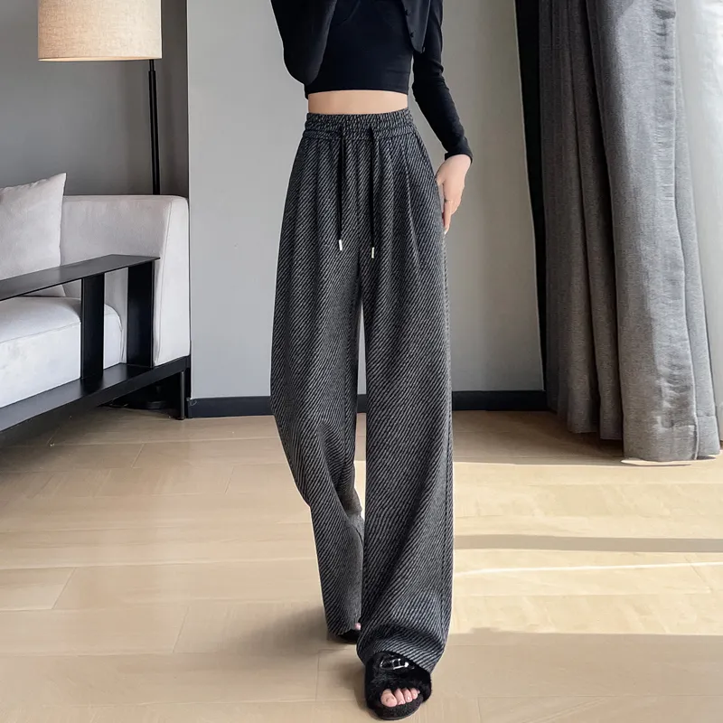 SITOL Casual Pants Women's Gray-2