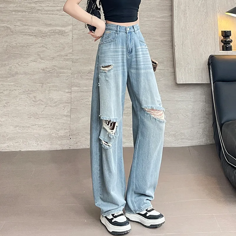 SITOL Jeans Women's Blue-4