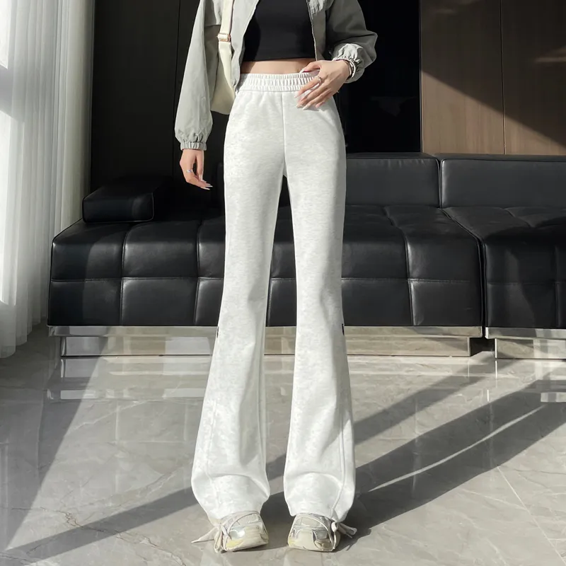 SITOL Casual Pants Women's Light Gray-15
