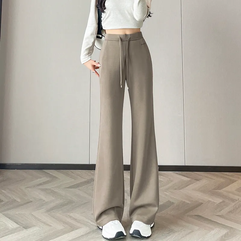 SITOL Casual Pants Women's Mustard Green-9
