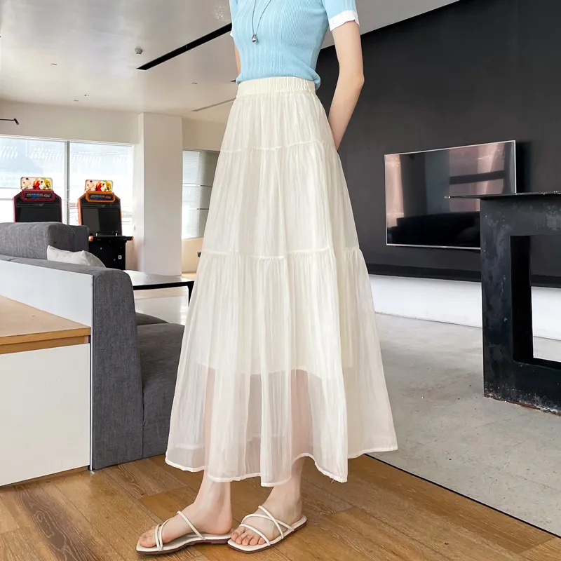 SITOL Casual Long Skirt Women's-12