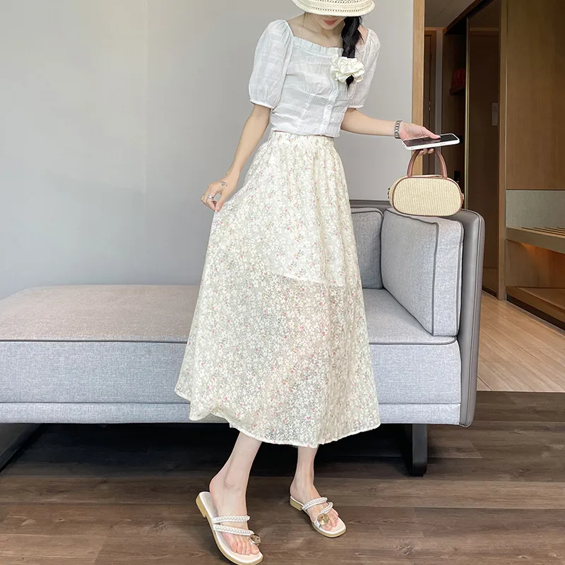 SITOL Casual Long Skirt Women's-4