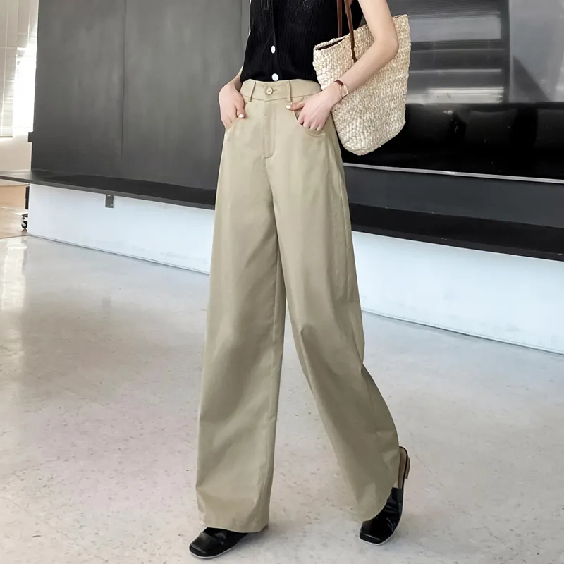 SITOL Casual Pants Women's Khaki-3