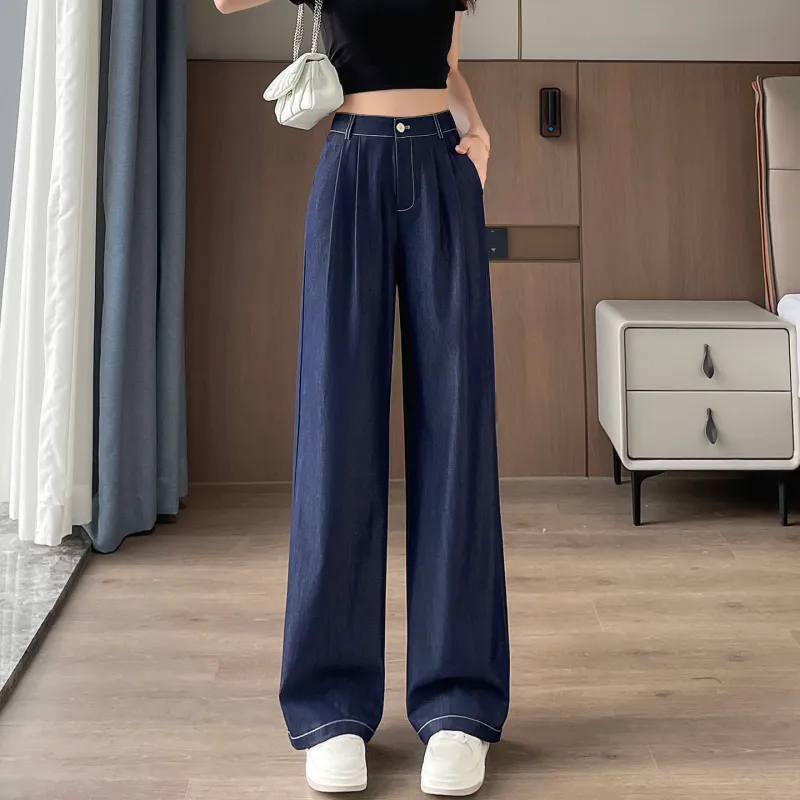 SITOL Jeans Women's Dark Blue-2