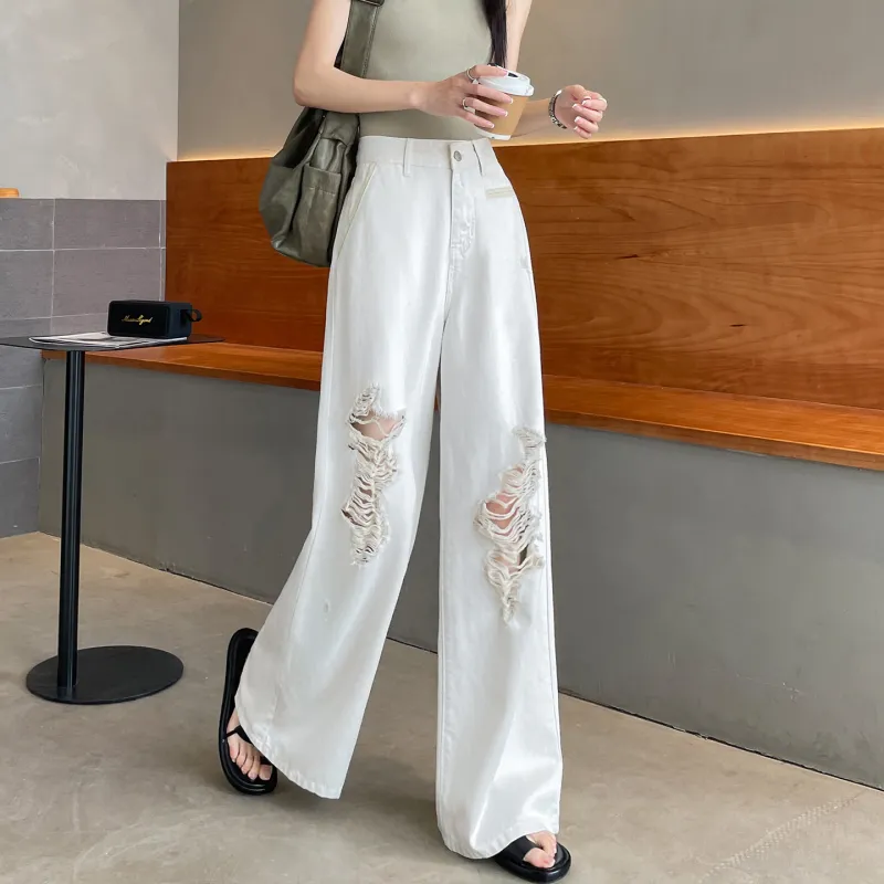 SITOL Jeans Women's White-5