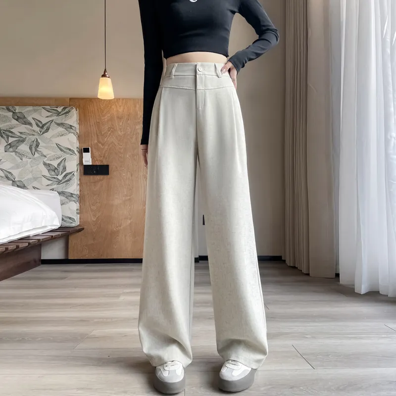 SITOL Casual Pants Women's Ecru-2