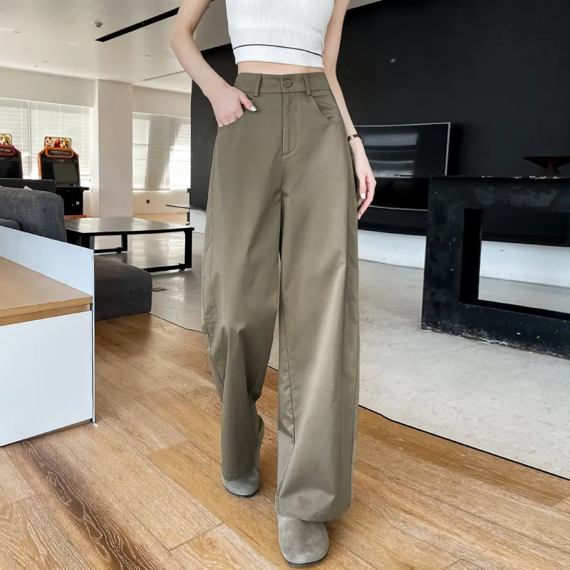 SITOL Casual Pants Women's Khaki-10