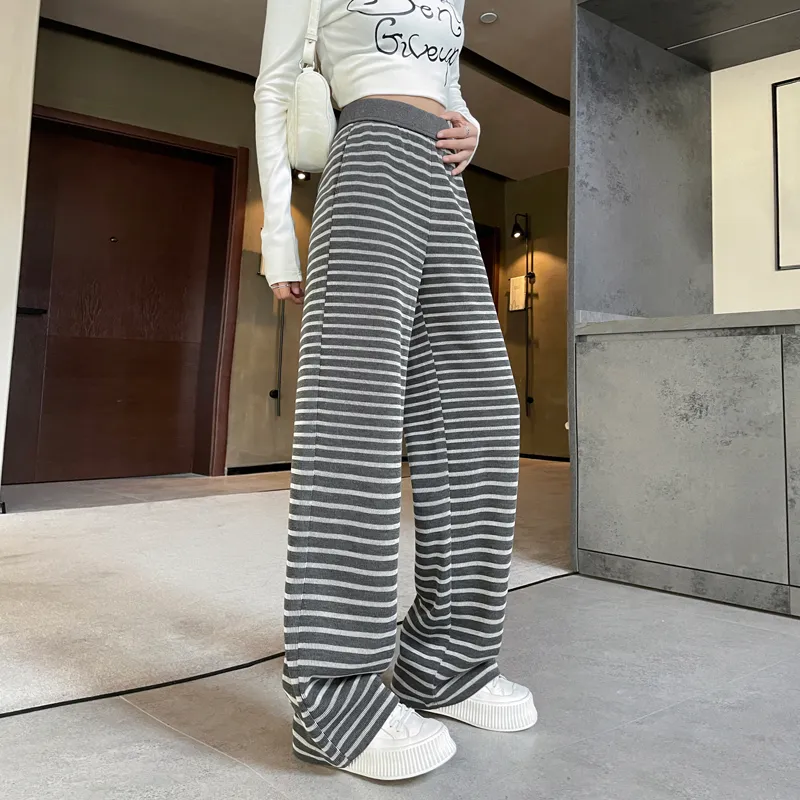 SITOL Casual Pants Women's Light Gray-5