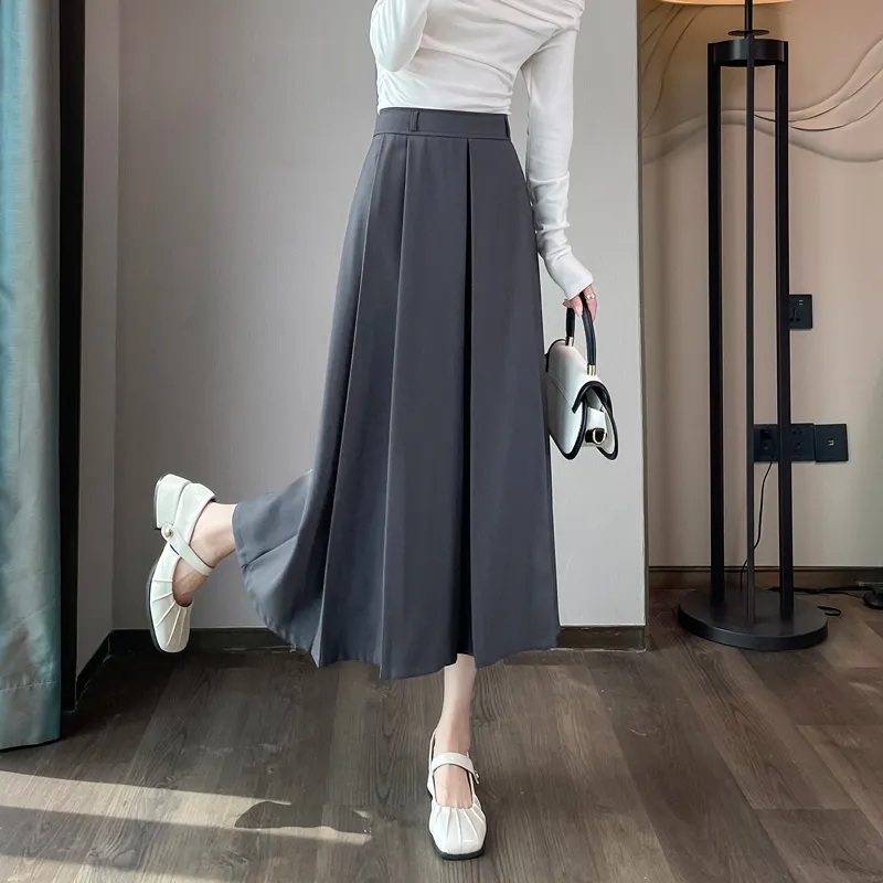 SITOL Casual Short Skirts Women's Dark Gray-4