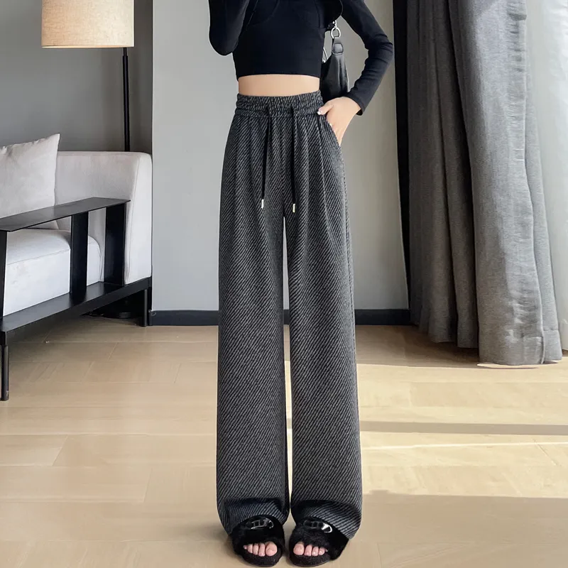 SITOL Casual Pants Women's Gray-3