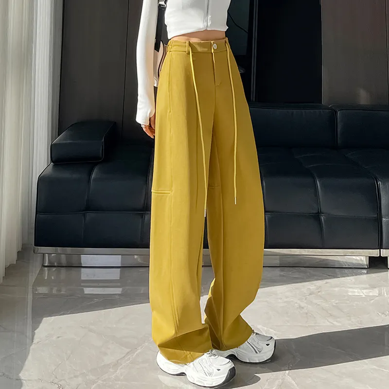 SITOL Casual Pants Women's Lemon-11