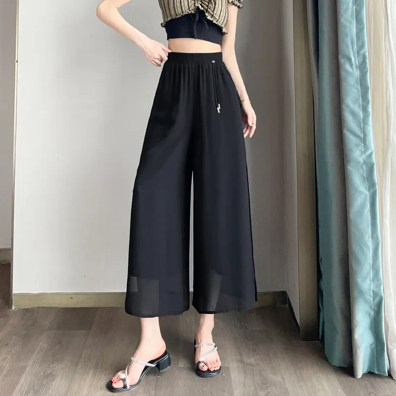 SITOL Casual Long Skirts Women's Black-5