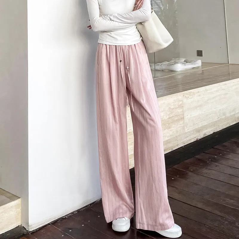 SITOL Casual Pants Women's Light Pink-4