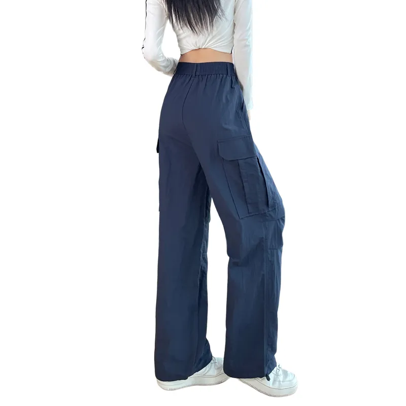 SITOL Cargo Pants Women's Navy Blue-0