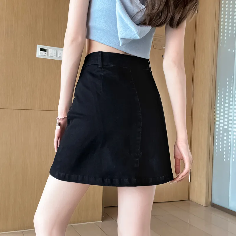SITOL Denim Short Skirts Women's-13