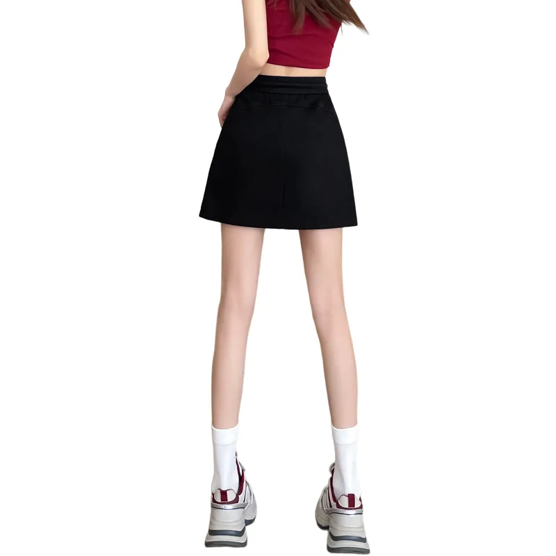 SITOL Casual Short Skirts Women's Ecru-15