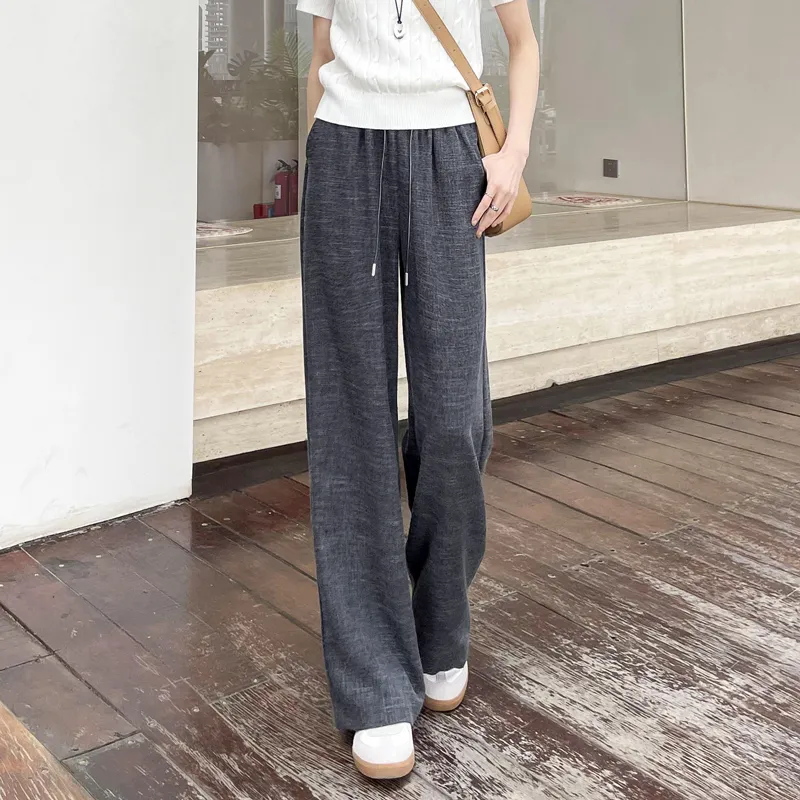 SITOL Casual Pants Women's Heather Gray-3