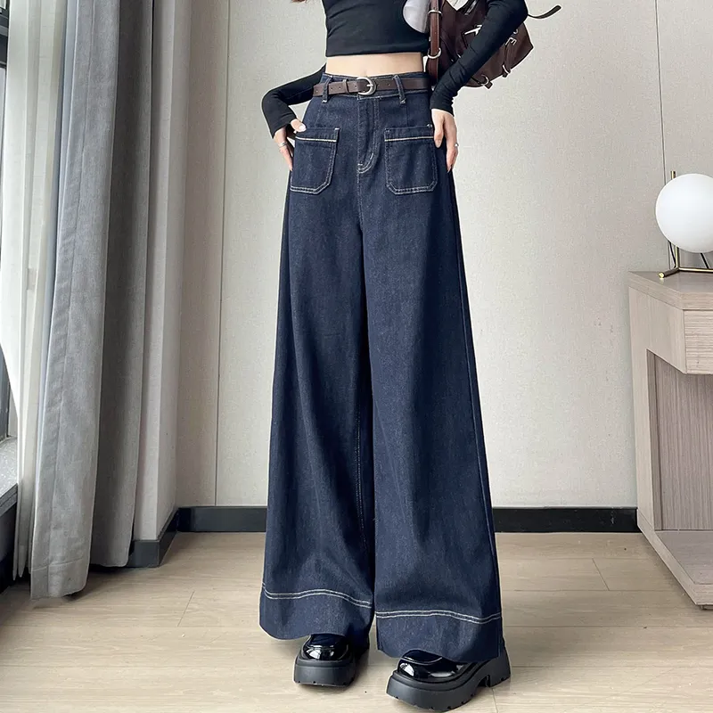SITOL Jeans Women's Denim Blue-4