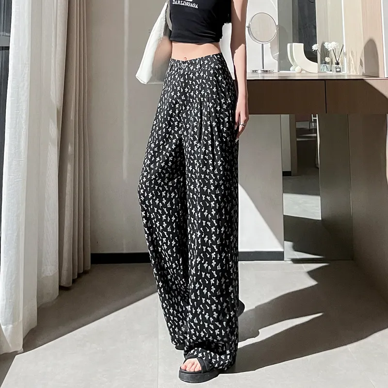 SITOL Casual Pants Women's Floral-5