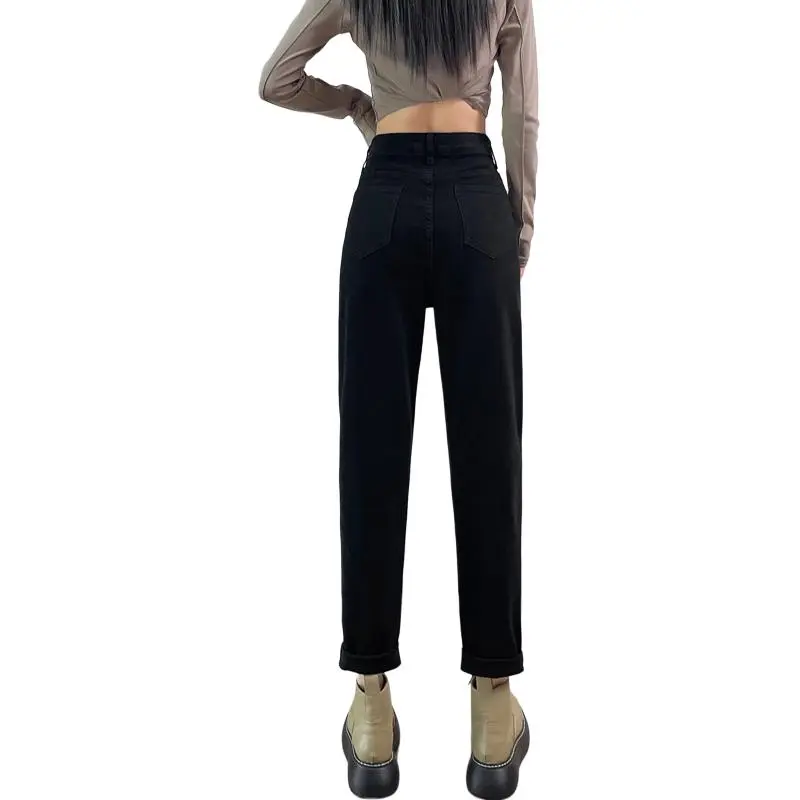SITOL Jeans Women's Beige Apricot-15