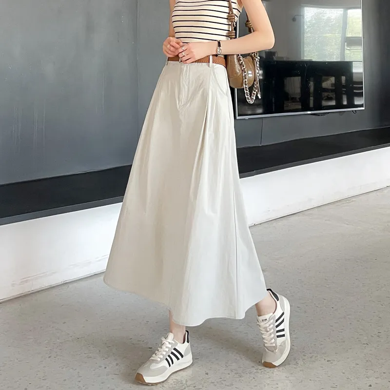 SITOL Casual Long Skirt Women's-5