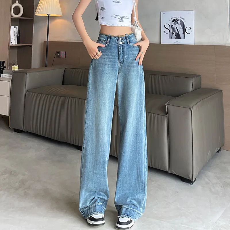 SITOL Jeans Women's Blue-3