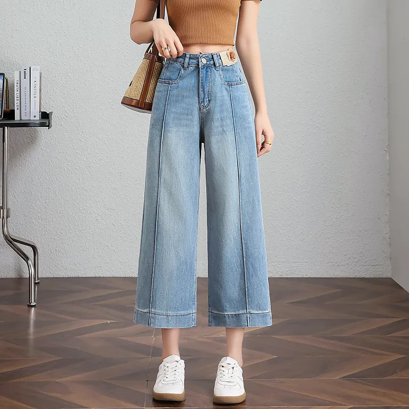 SITOL Denim Shorts Women's Blue-2