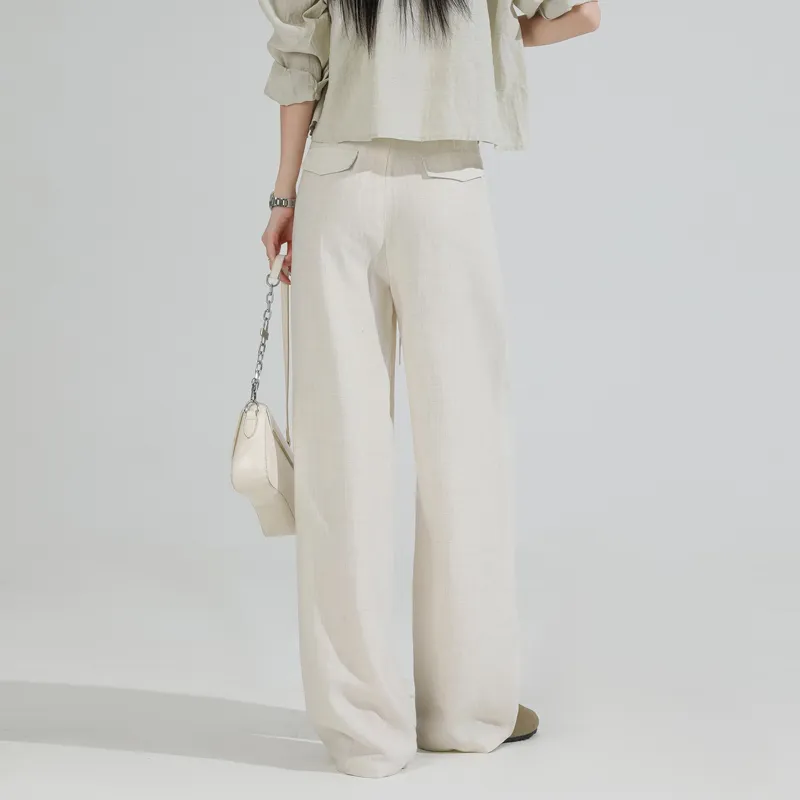 SITOL Casual Pants Women's Apricot-6