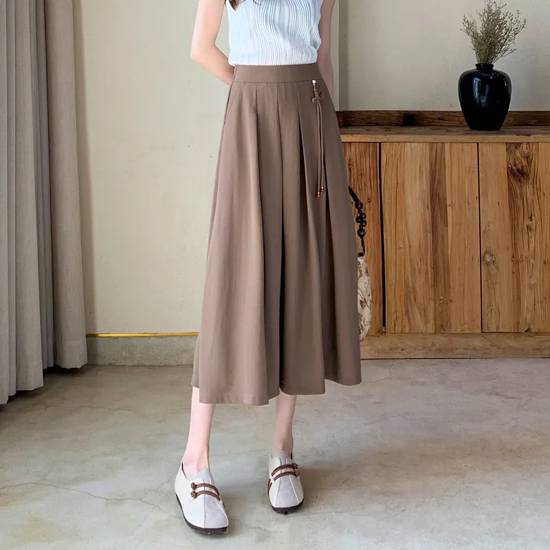 SITOL Casual Short Skirts Women's Coffee-3