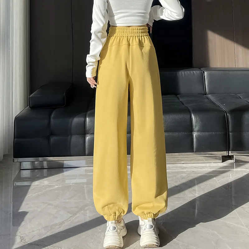 SITOL Casual Pants Women's Lemon-6