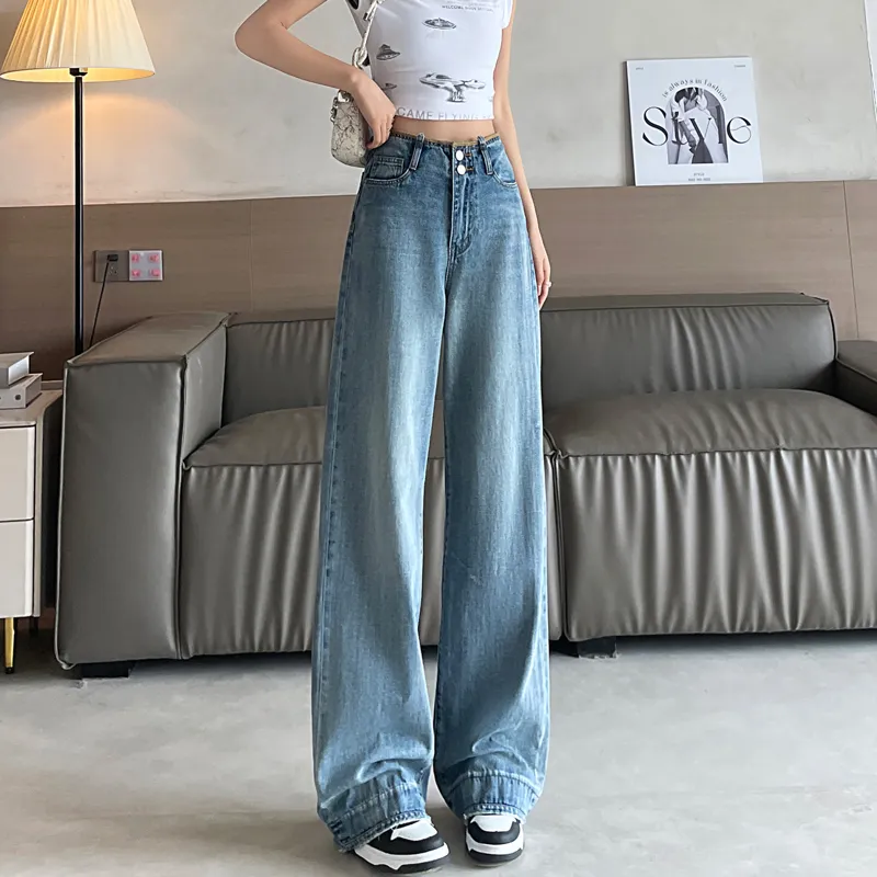 SITOL Jeans Women's Blue-4