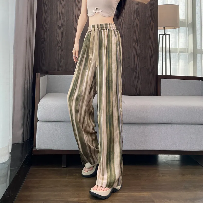 SITOL Casual Pants Women's Black White-12