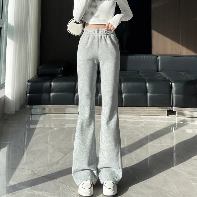 SITOL Casual Pants Women's Light Gray-9