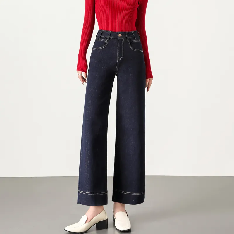 SITOL Jeans Women's Dark Blue-3