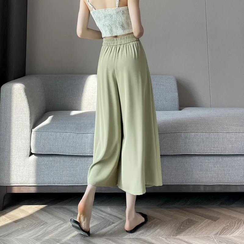 SITOL Casual Short Skirts Women's Light Green-6