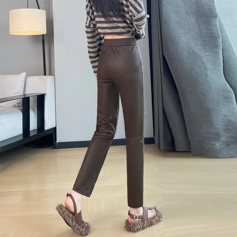 SITOL Leather Pants Women's-13