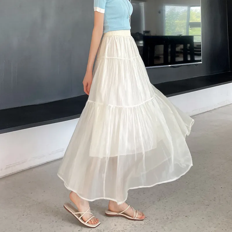 SITOL Casual Long Skirt Women's-11