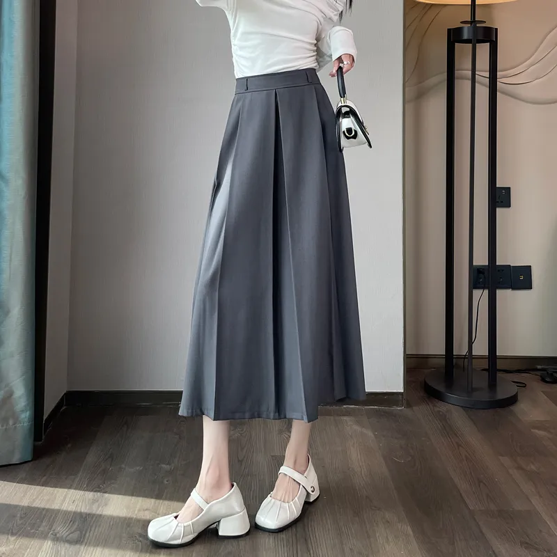 SITOL Casual Short Skirts Women's Dark Gray-5