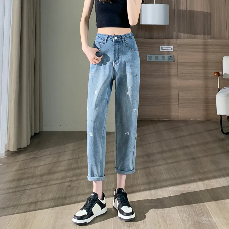 SITOL Jeans Women's Blue-4