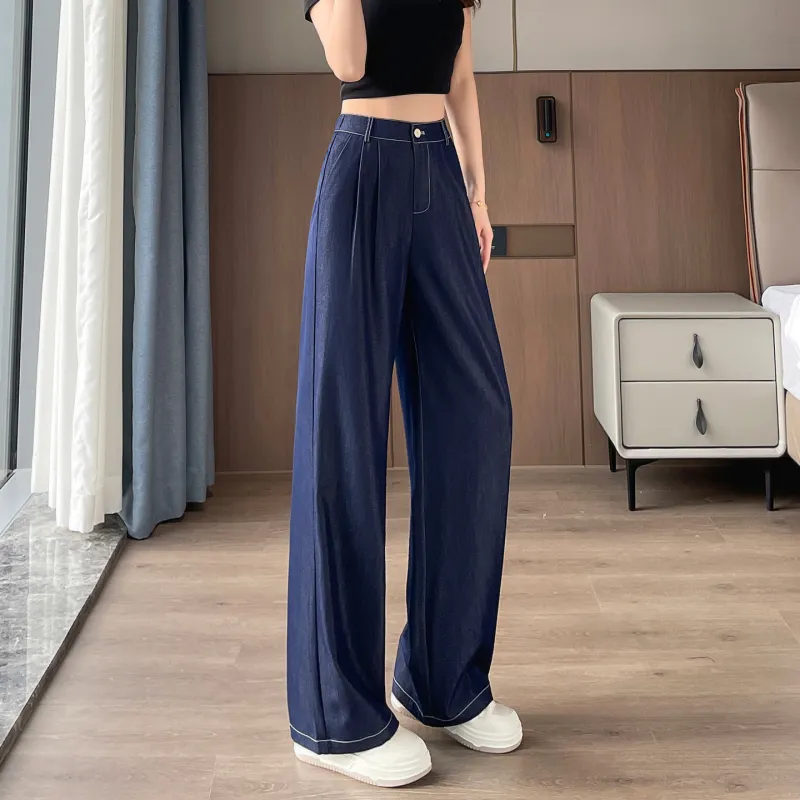SITOL Jeans Women's Dark Blue-4
