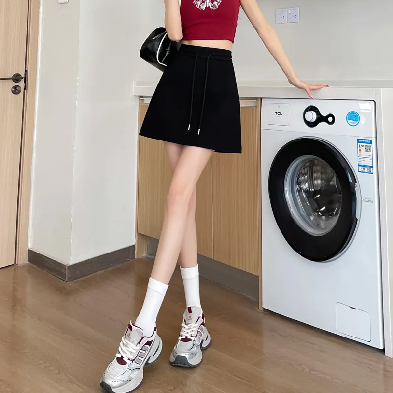 SITOL Casual Short Skirts Women's Ecru-18