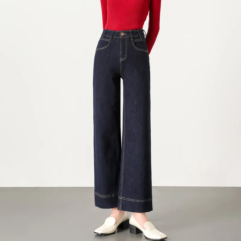 SITOL Jeans Women's Dark Blue-4