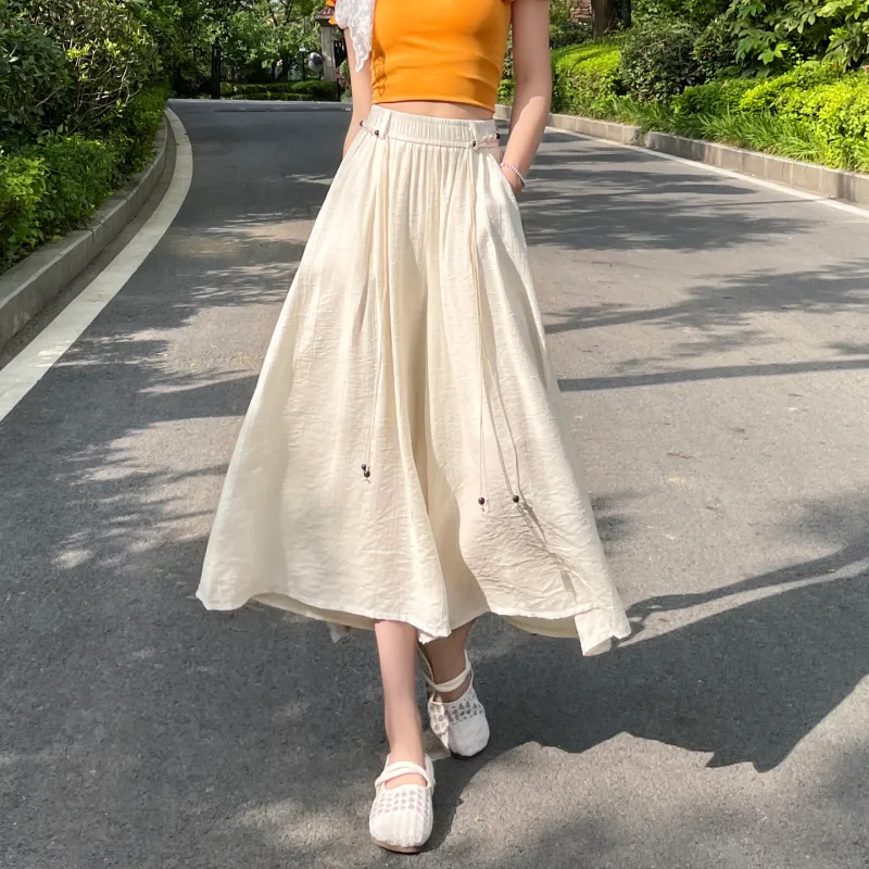SITOL Casual Long Skirt Women's-3