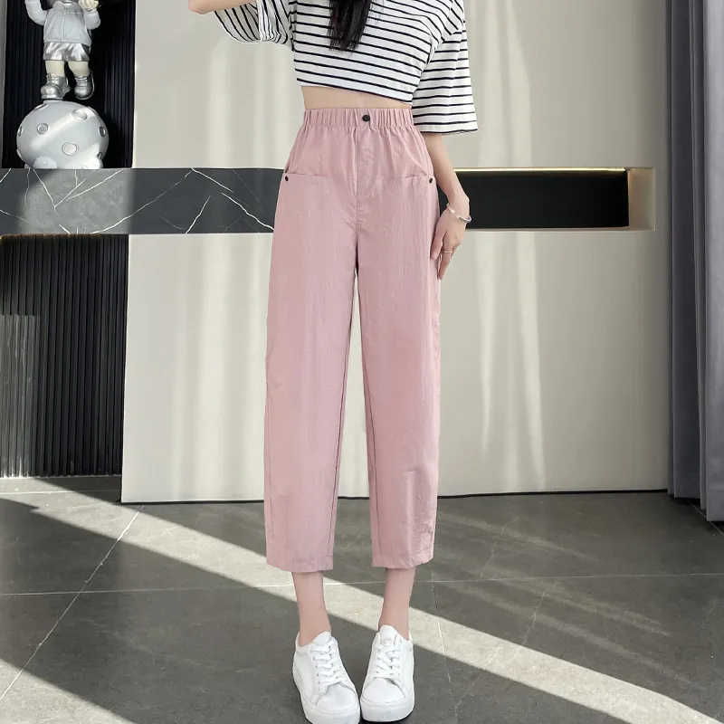 SITOL Casual Pants Women's Pink-2