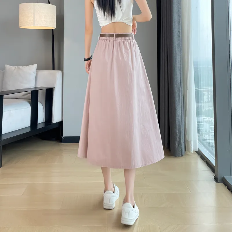 SITOL Casual Short Skirts Women's Pink-6