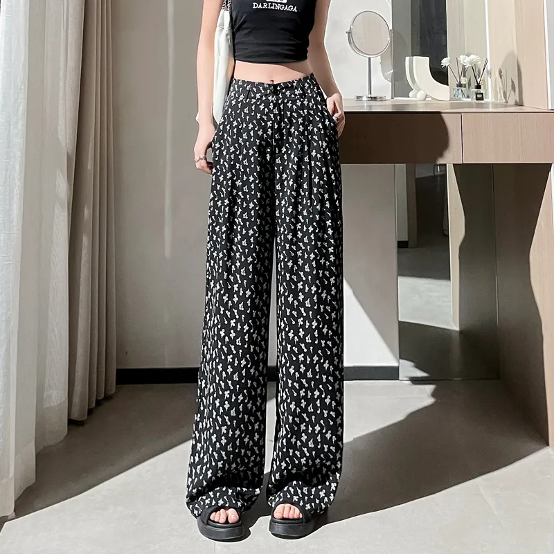 SITOL Casual Pants Women's Floral-2